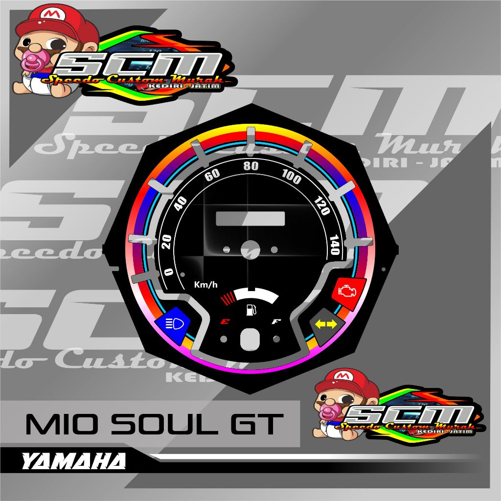 PAPAN SPEEDOMETER CUSTOM YAMAHA MIO SOUL GT