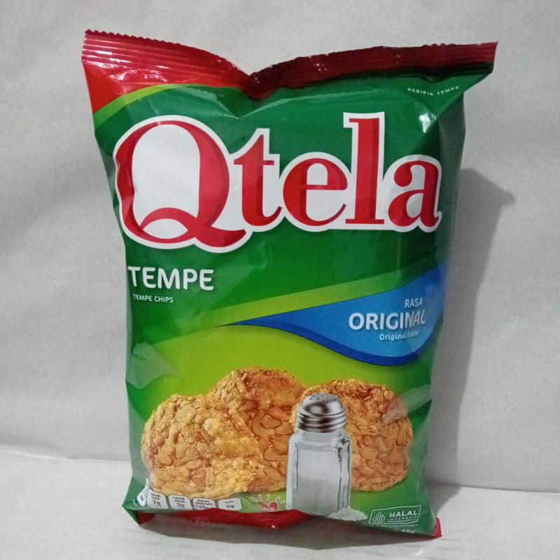 

Qtela Tempe Chips Rasa Original 55g