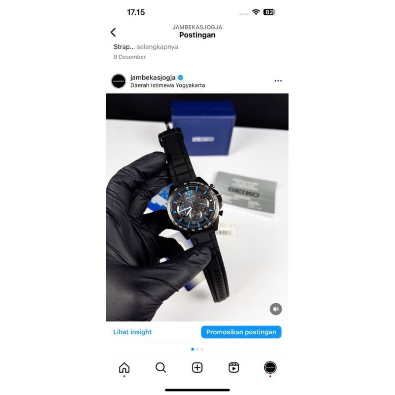 Seiko Chrono SSB353P1 Mulus fullset