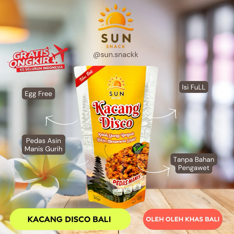 

KACANG DISCO BALI VEGAN NO EGG | tanpa telur | Enak |gurih