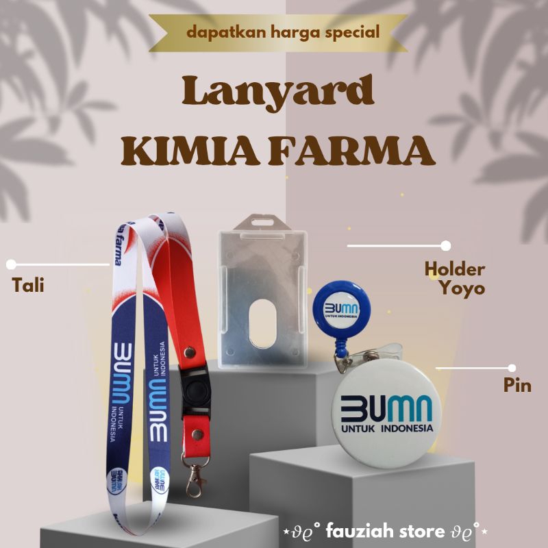 

READY! Tali / Lanyard BUMN KIMIA FARMA Termurah!!!