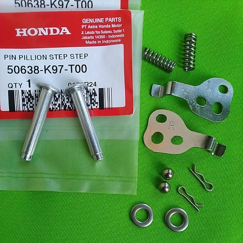 PLAT STEP PCX 160 KANAN KIRI BERIKUT PERINTILAN