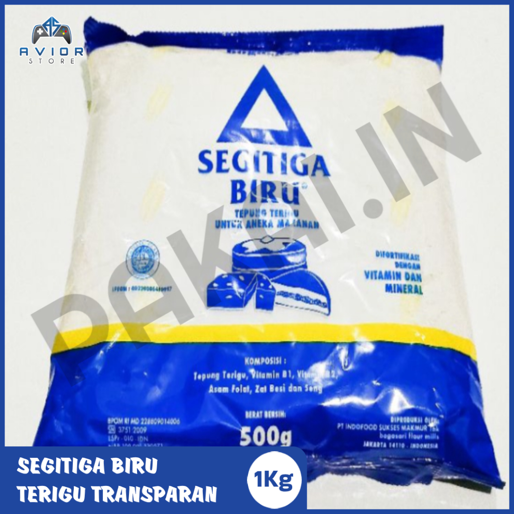

SEGITIGA BIRU TERIGU TRANSPARAN 500 GRAM