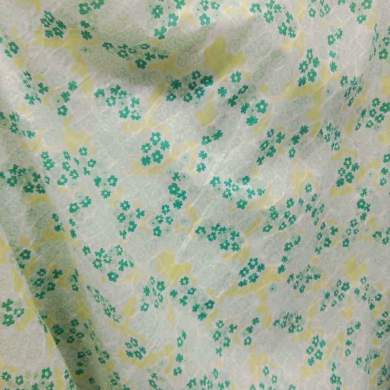 kain katun crinkle motif bunga - kain katun crinkle motif - kain katun crinkle premium - lq