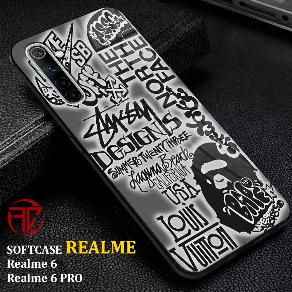 [AM55] Softcase Kilau Realme 6 | 6s | 6 PRO | Case Glossy Kesing Silikon Kaca Mika Pelindung Kamera 