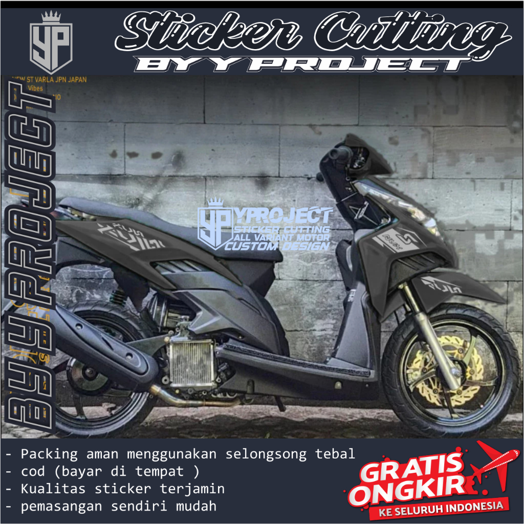 VARIO CUTTING STICKER STRIPING VARIO TECHNO 110 STRIPING VARIASI VARIO 110 STRIPING VARLA STIKER VAR