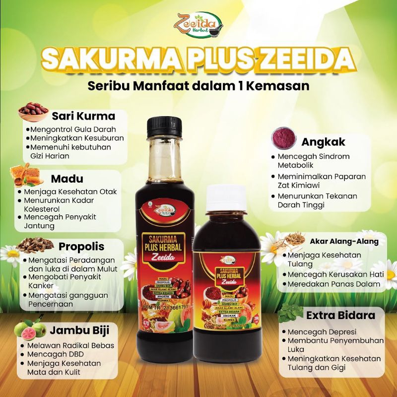 

SARI KURMA ANGKAK ZEEIDA HERBAL MADU KESEHATAN 100% HERBAL SUDAH PLUS RUQYAH AMPUH ATASI DEMAM BERDARAH | LUBNA ZEEIDA