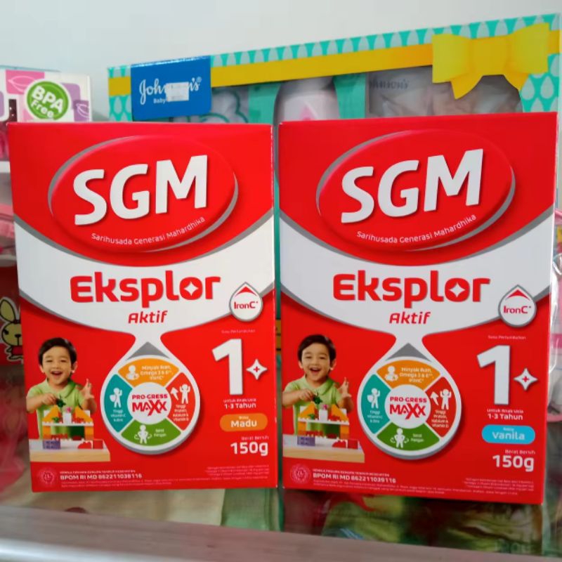 

(TERMURAH) SUSU SGM EKSPLOR 1+ MADU VANILA 150gr