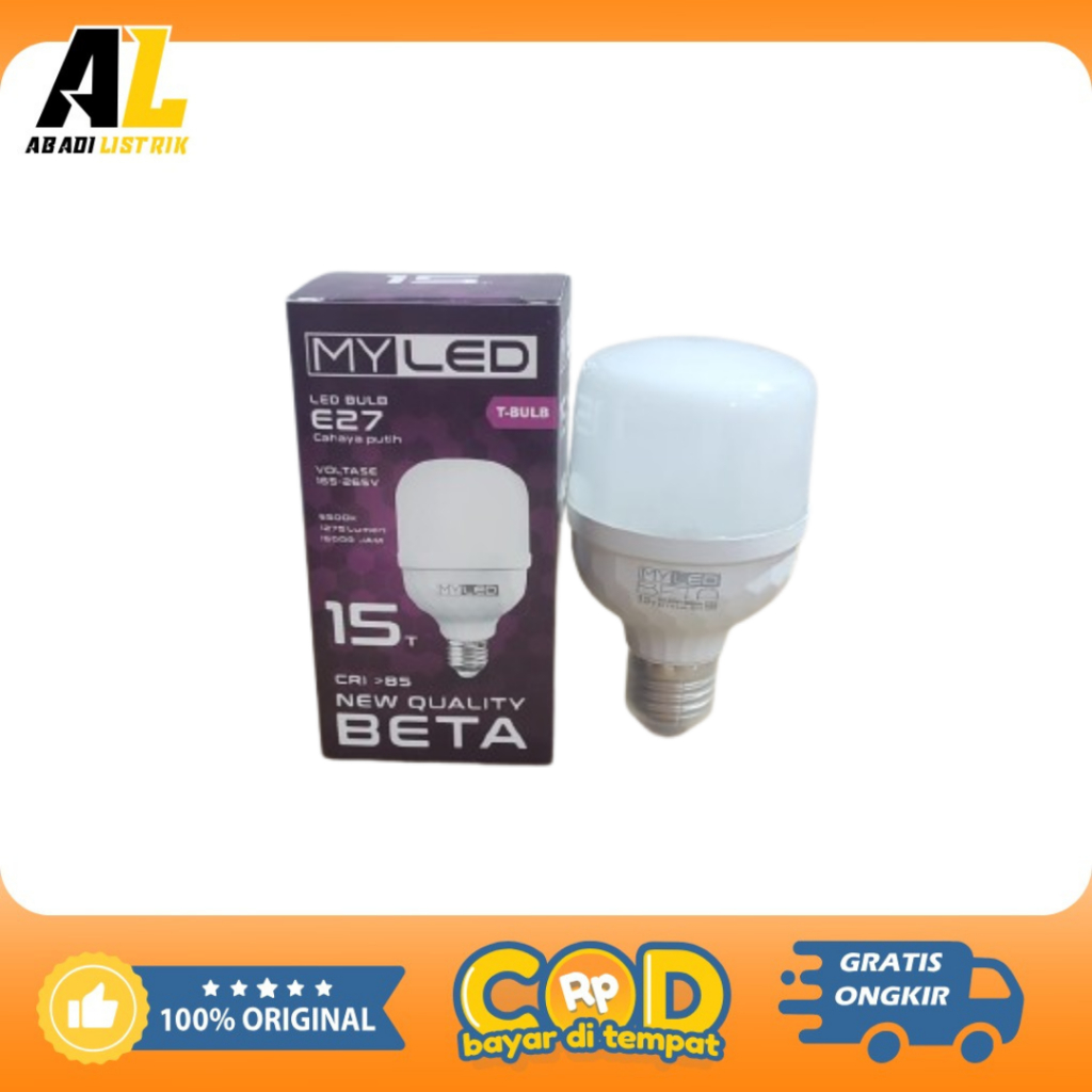 MYLED BETA LED 15 T/Bohlam LED murah Merk MYLED BETA 15 T/LED murah myled 15 T