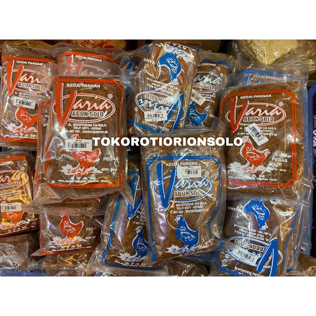 

Abon Varia Ayam Manis Orion Solo / Abon Varia Ayam Pedas Orion Solo / Abon Varia Sapi Manis Orion Solo / Abon Varia Sapi Pedas Orion Solo