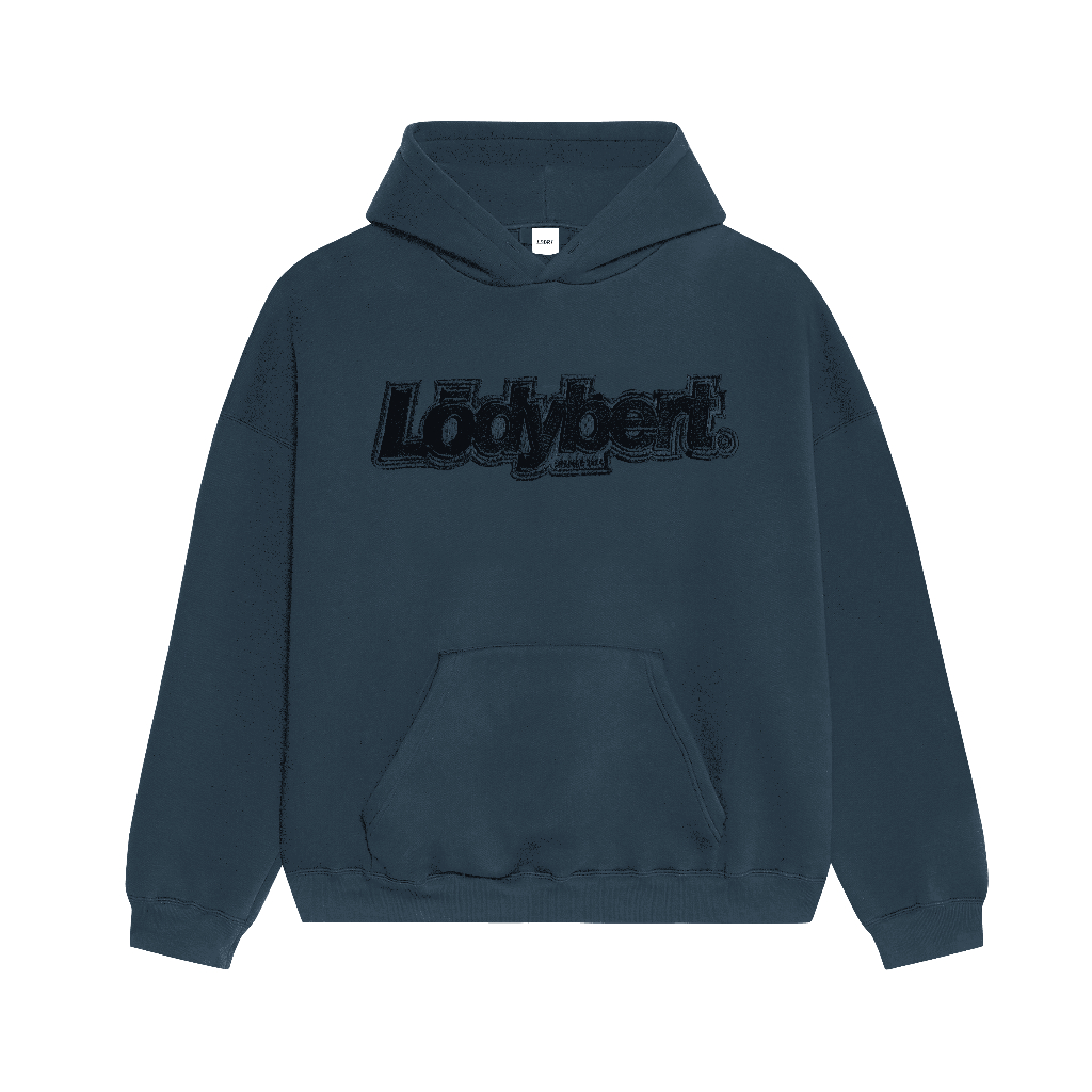 Lodybert Hoodie Pullover Boxy Core Navy