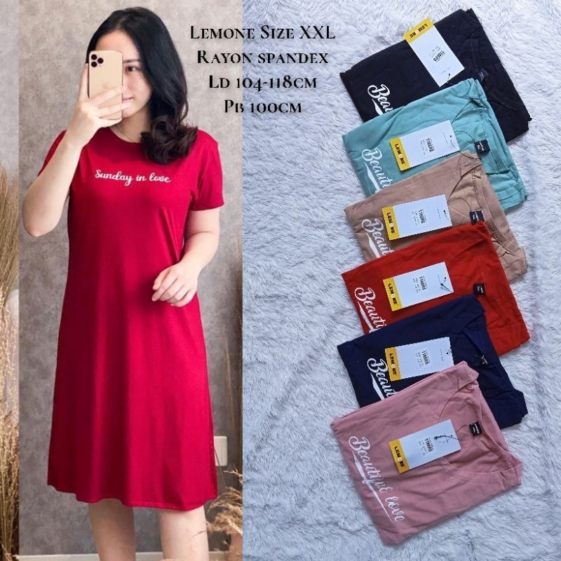 Daster Dress Baju Tidur Piyama Santai Wanita Terbaru Kekinian
