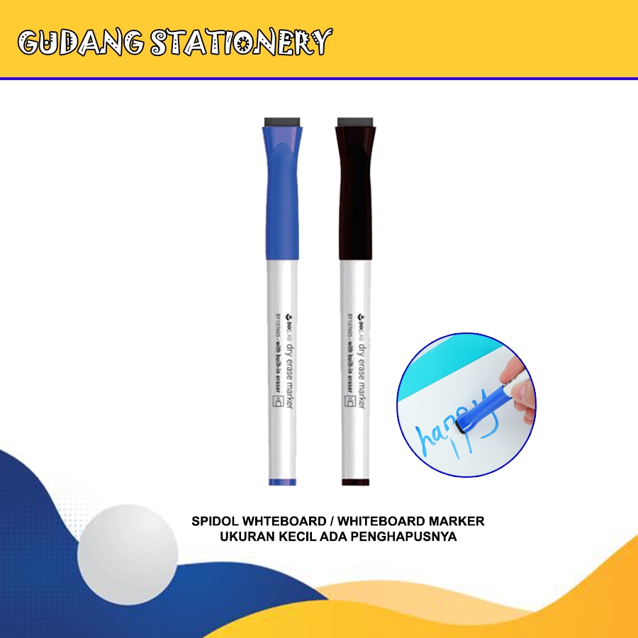 

Beifa Whiteboard Marker / Dry Eraser / Spidol Papan Tulis Ujung Penghapus BY703