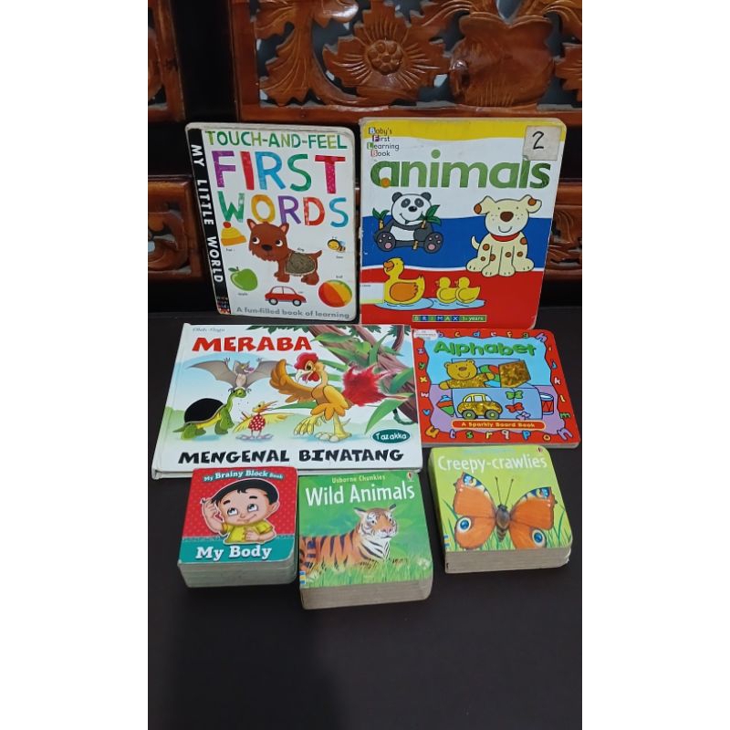 

boardbook edukasi touch & feel