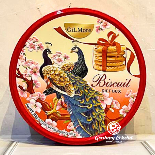 

GILMORE Biscuit Gift Box Biskuit Cookies Assorted Kemasan Kaleng 110g
