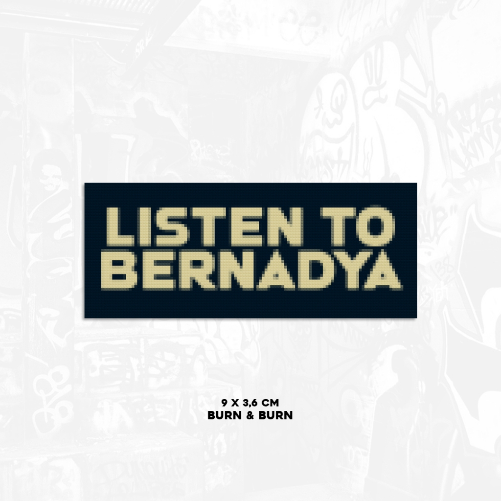 

Listen To Bernadya | Stiker Band | Sticker Vinyl | Stiker Helm | Stiker Tumbler | Stiker Anti Air | Stiker Glossy