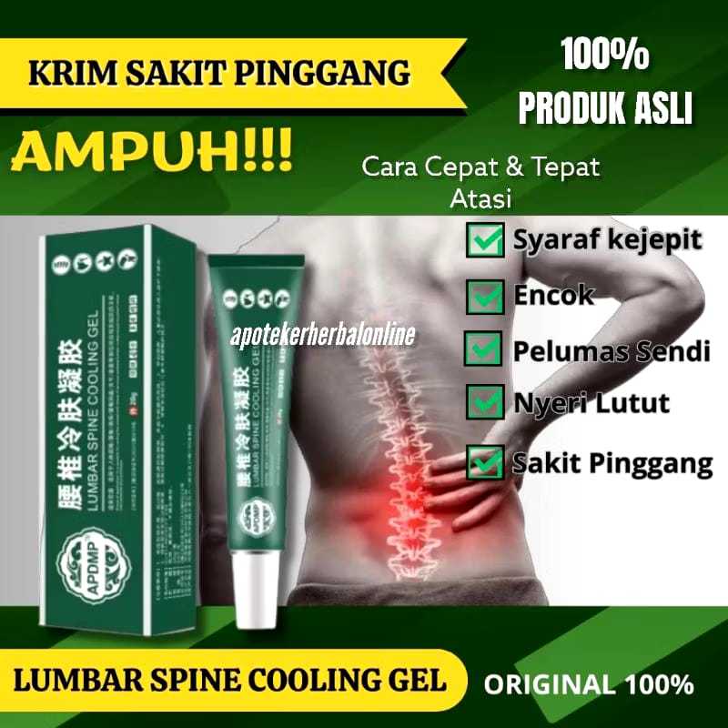 PROMO APDMP Salep Lumbar Asli Cream Lumbar 100% Original Lumbar Cold Compress Gel