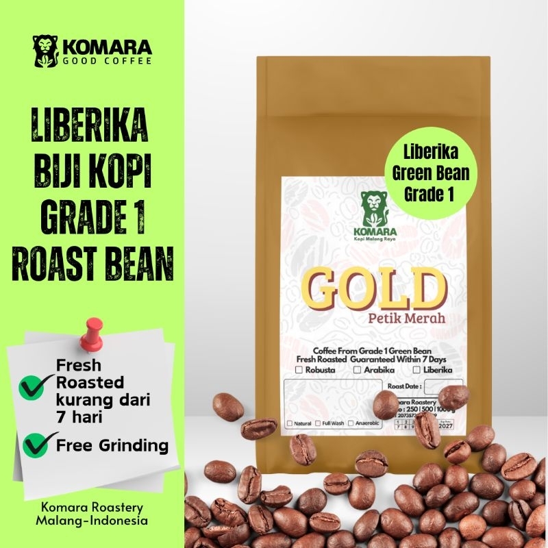 

Kopi Liberica Semeru atau kopi nangka grade 1 komara liberica