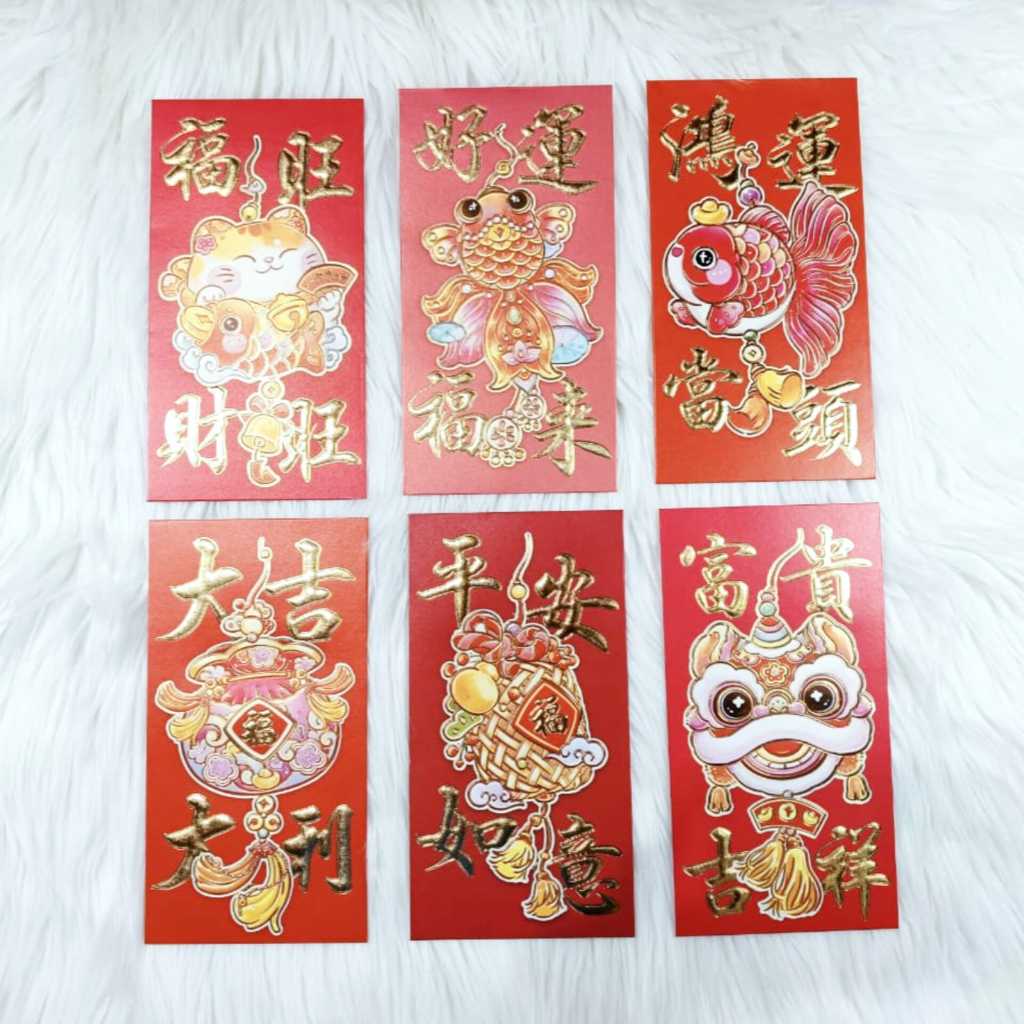 

Angpao Imlek Netral 4174 Isi 6 Pcs Mix Motif Ukuran Besar Bahan Kertas Artpaper Dove