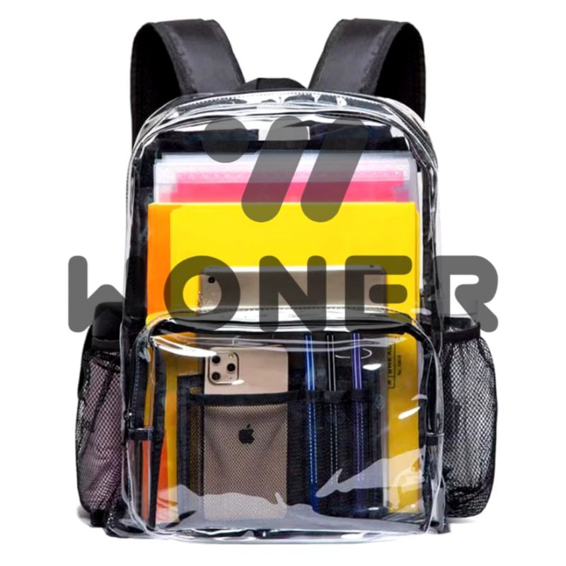 Tas ransel transparan tas konser pvc tebal