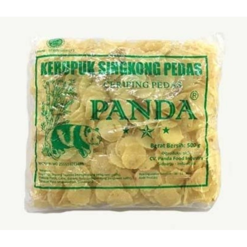 

Kerupuk Singkong Pedas Panda 500gr