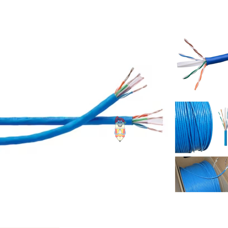 kabel LAN / UTP cat 6 AMP commscope kabel Internet kabel jaringan per meter