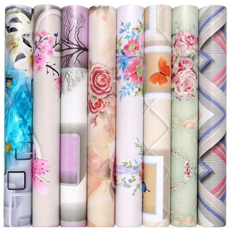 Wallpaper Dinding Motif Batik Gold Bunga Wallpaper Dinding Ruang Tamu Motif Batik Emas Wallpaper Kam