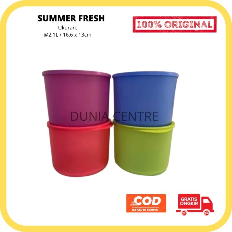 PROMO TUPPERWARE TOPLES SUMMER FRESH SET ORIGINAL