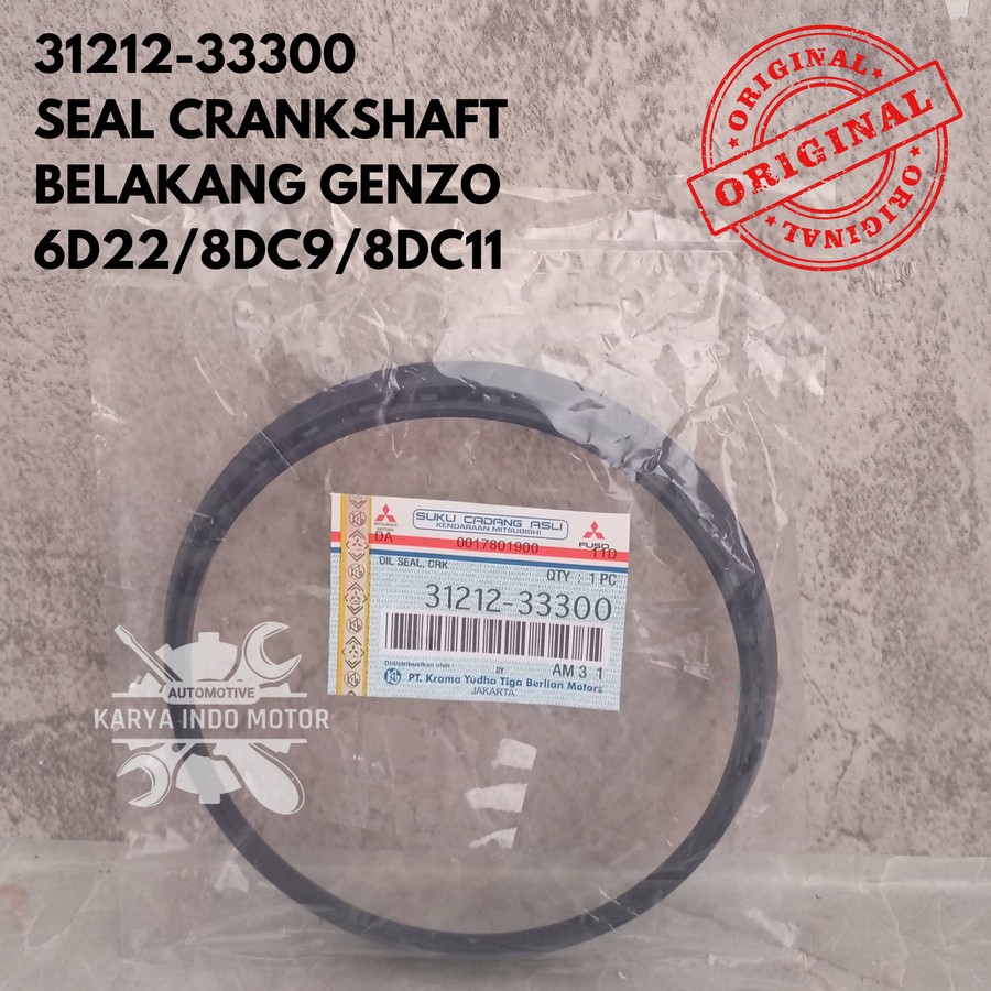OIL SEAL CRANKSHAFT KRUK AS BELAKANG FUSO 6D22 31212-33300