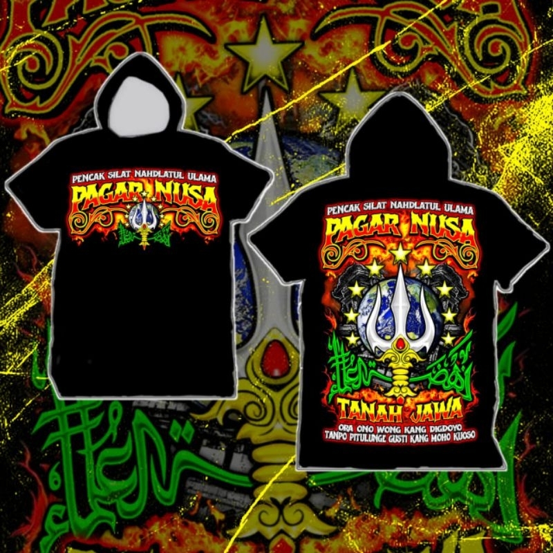 Hodie Pagar Nusa Tanah Jawa Terbaru hodie Pagar Nusa keren (A2 FULL PUNGGUNG)