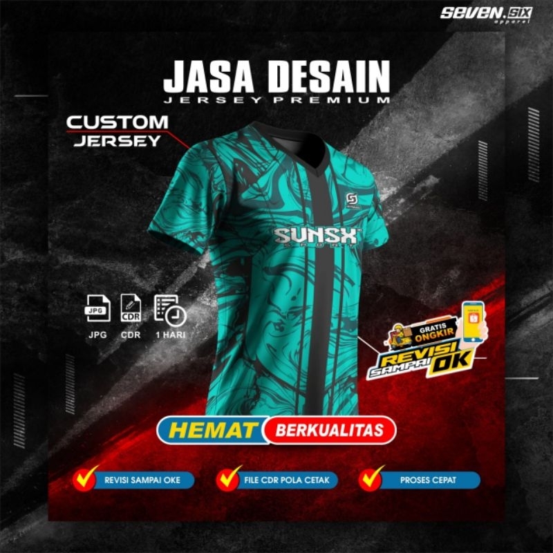 jasa desain Jersey premium