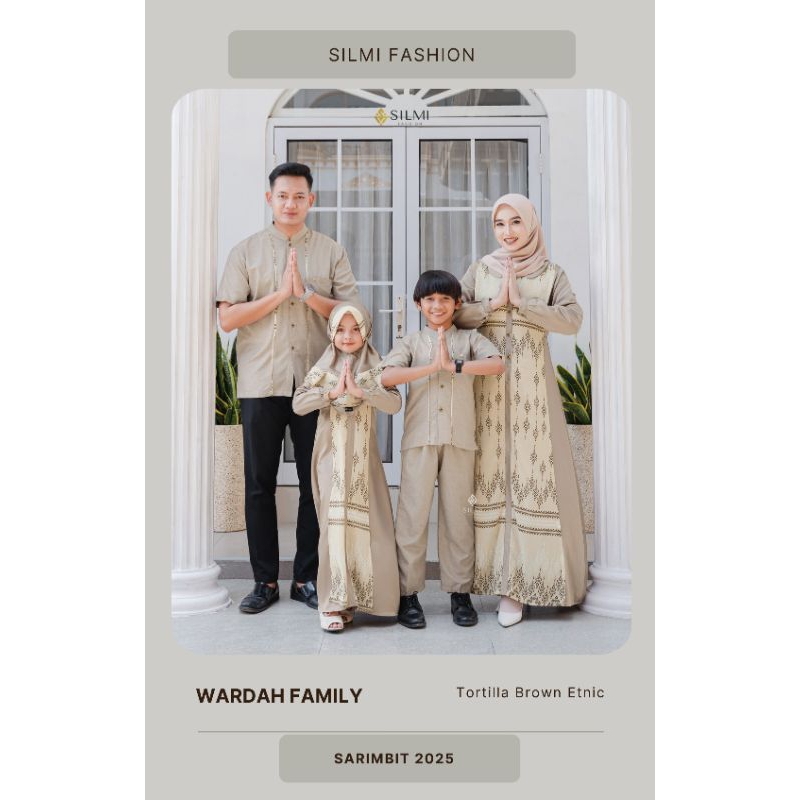 [WARDAH FAMILY] SARIMBIT TERBARU BY SILMI || BAJU GAMIS KOKO COUPLE TERBARU || SARIMBIT LEBARAN SILM