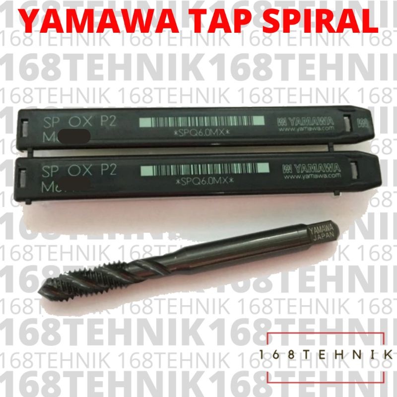 YAMAWA TAP MESIN  SPIRAL SEMUA UKURAN /  YAMAWA TAP MESIN  SPIRAL M7x1.0  / YAMAWA TAP MESIN  SPIRAL