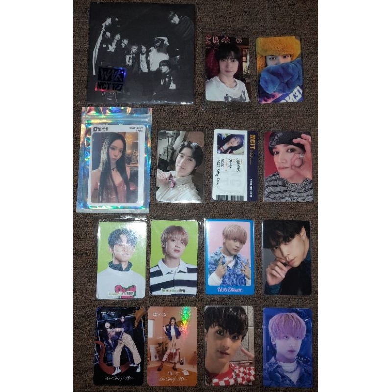 PHOTOCARD NCT AESPA ITZY OFFICIAL JAEHYUN ALBUM ONLY NCT 127 HAECHAN MARK LEMONILO ULTRA MILK AYYO C