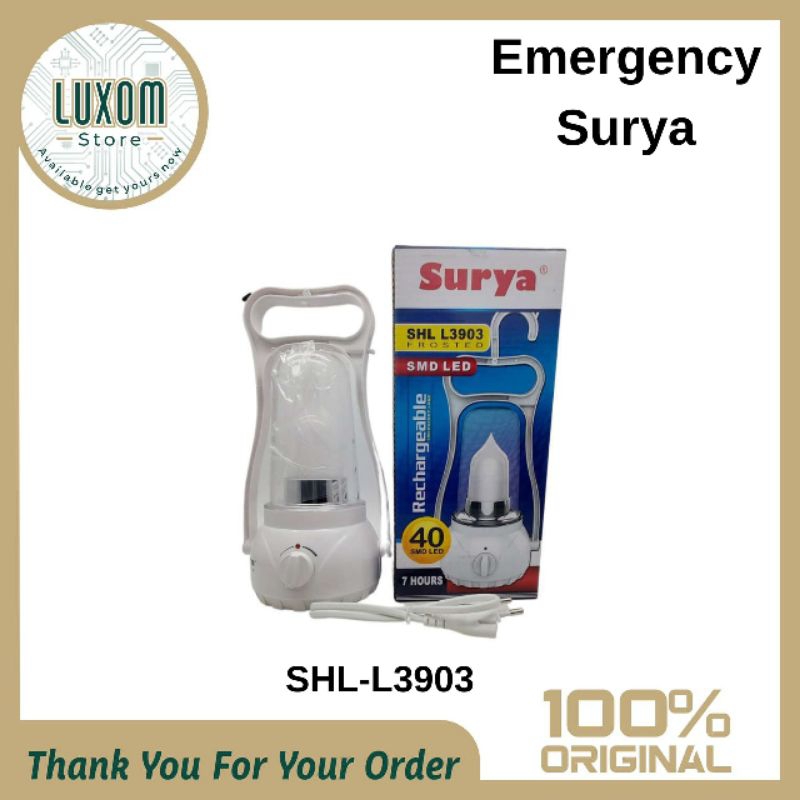 Emergency Surya SHL-L3903/Lampu emergency Surya/Emergency/lampu darurat