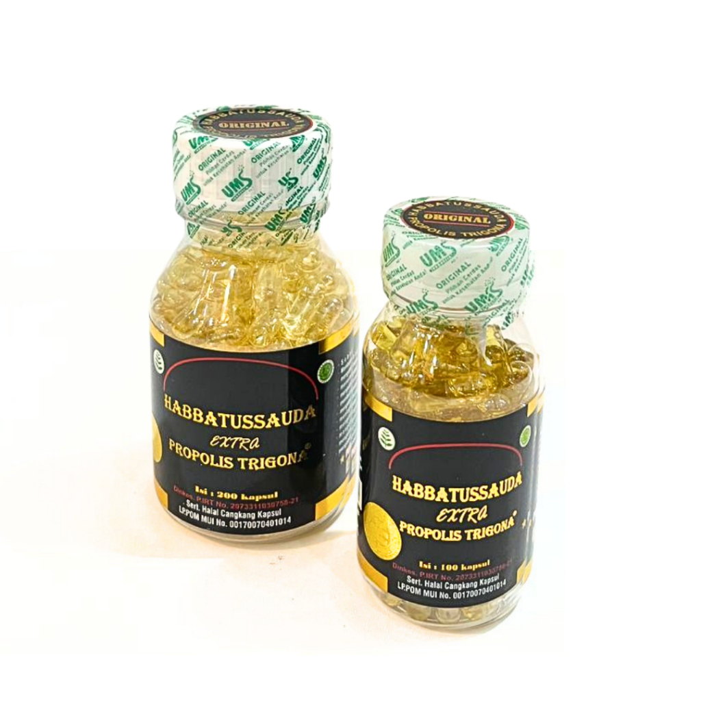 

Habbattusauda Trigona Propolis 100 butir Original / Habbatusauda Trigona 200 butir Original / Habbatusauda Herbal