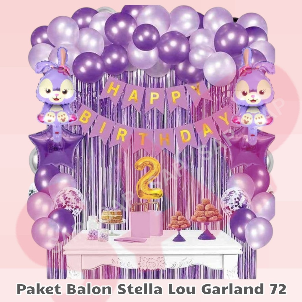 PAKET BALON STELLA LOU GARLAND 72