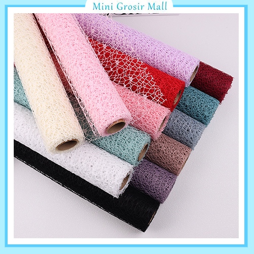 

Jaring Jala Buket Bunga Korean Jaring Spider Roll Mesh Polynet Flower Wrapping Paper Pembungkus Buket Bunga ROLL10