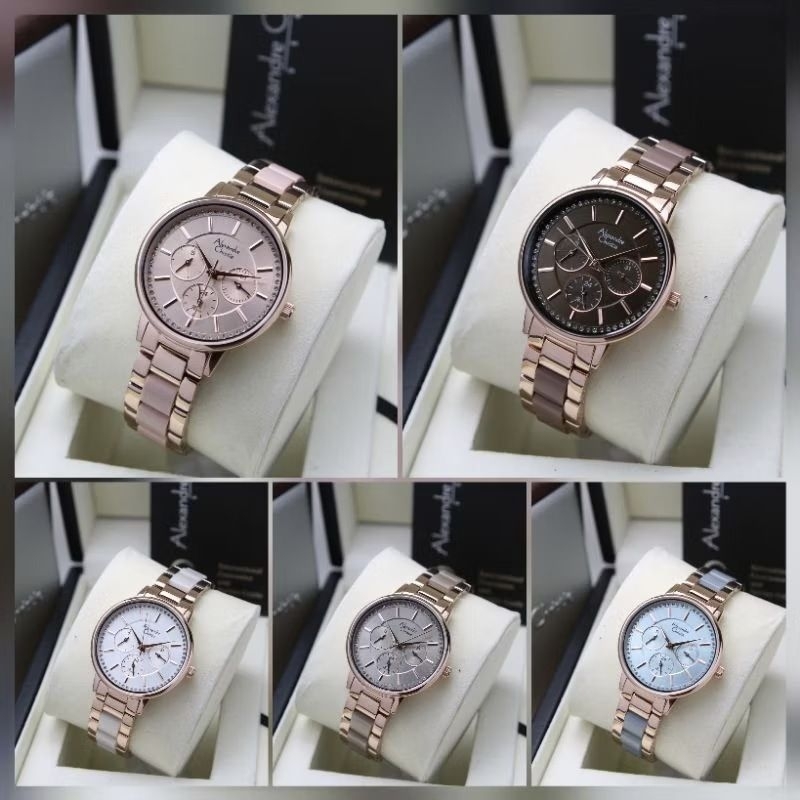 jam tangan wanita Alexandre christie 2A31 / 2A31BF original