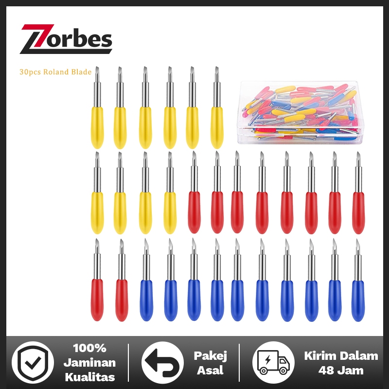 

Zorbes Roland Blade 30°/45°/60° Roland Cricut Cutting Plotter Vinyl Cutter