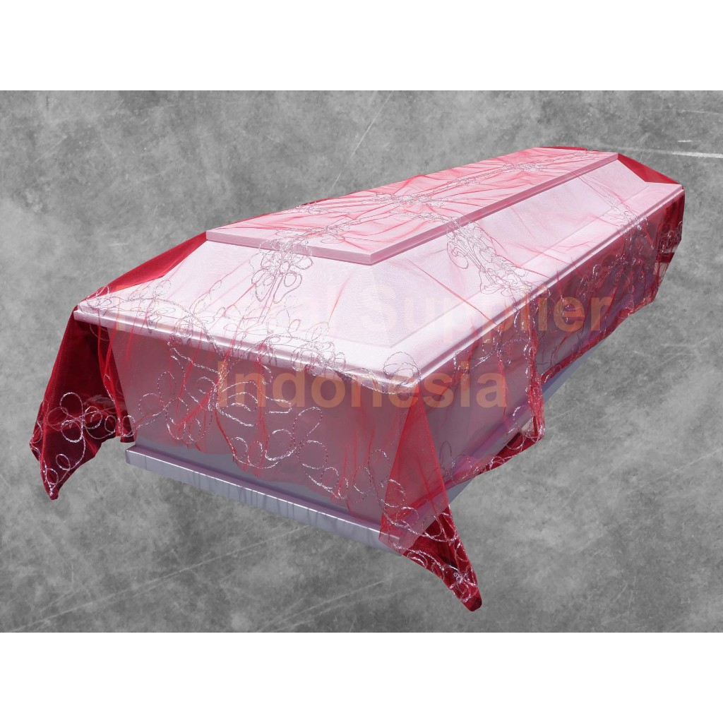 Kain Tile Peti Jenazah Warna Merah Ukuran 3 Meter | Tile standar Merah 3 meter | Kain Tile Tutup Pet