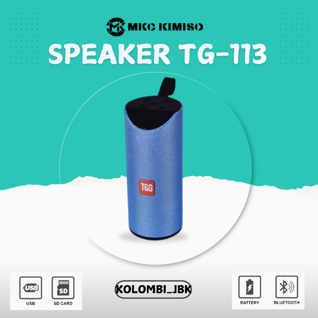 Speaker Bluetooth JBK TG 113 Bluetooth Speaker portable mini TG113