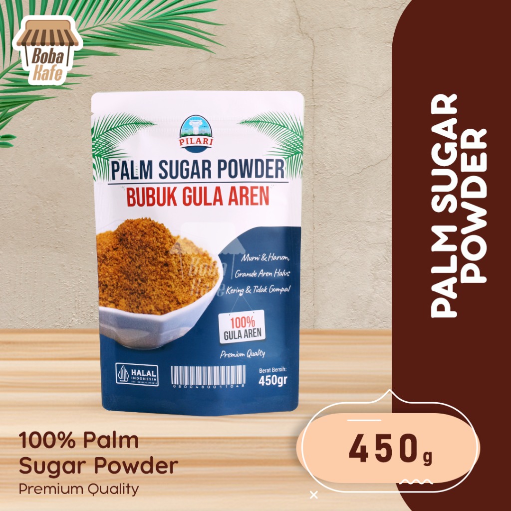 

Brown Sugar Powder - 100% Palm Sugar ( Gula Aren Murni ) 450gr