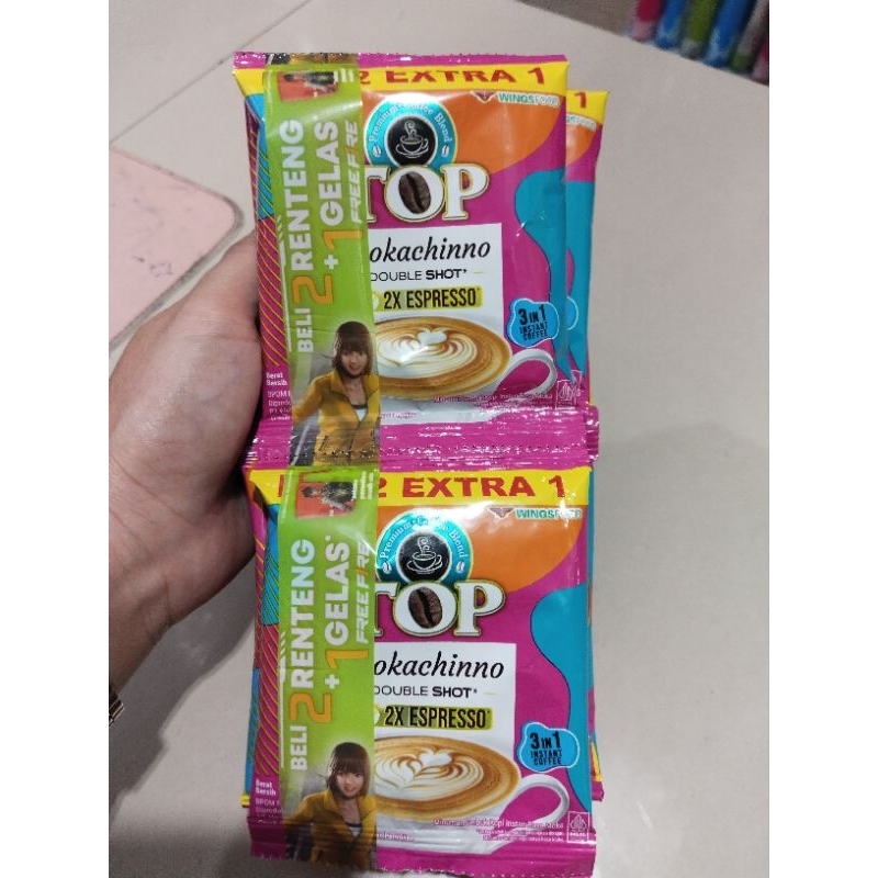 

TOP Mokachinno 1 renceng isi 15 sachet