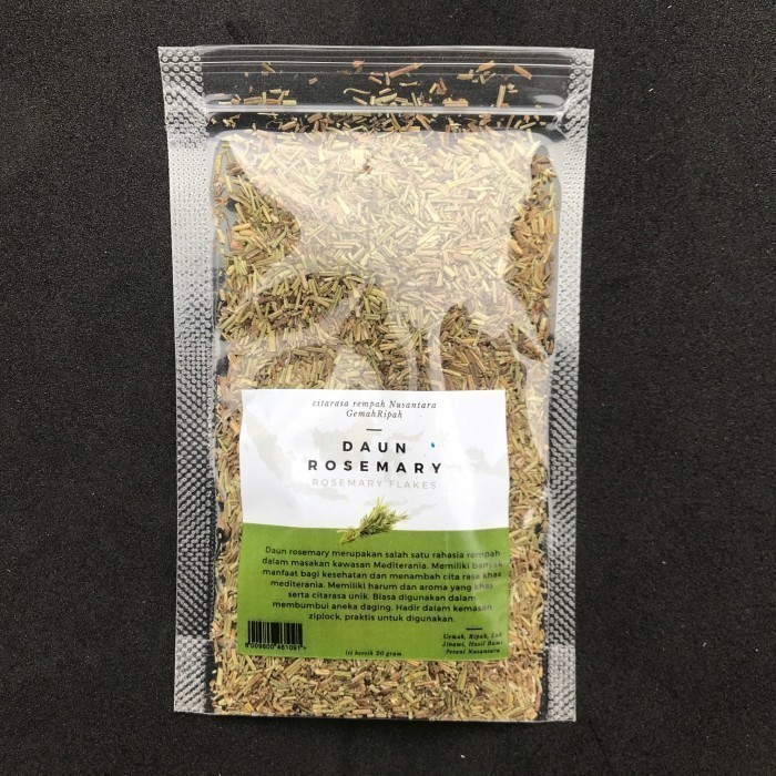

Daun Rosemary Kering Rosemari Leaves Flakes Bumbu Masakan Rumahan Zip - rosemary 20gr