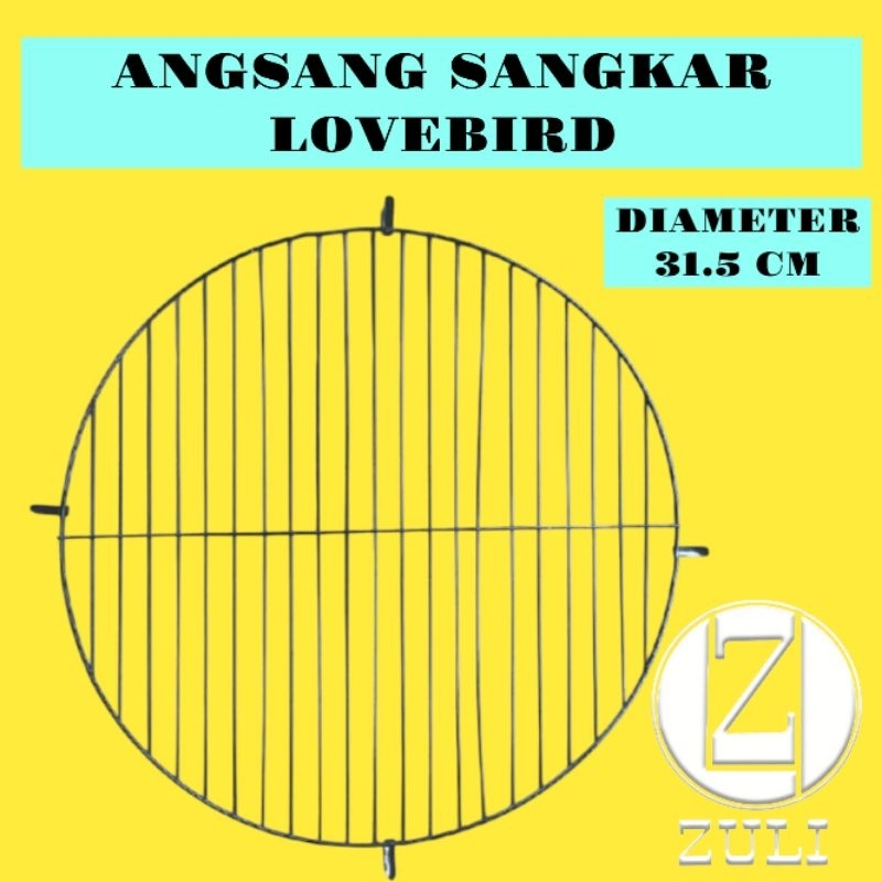 Ancak Sangkar Lovebird Diameter 31.5cm Angsang Kandang Lovebird