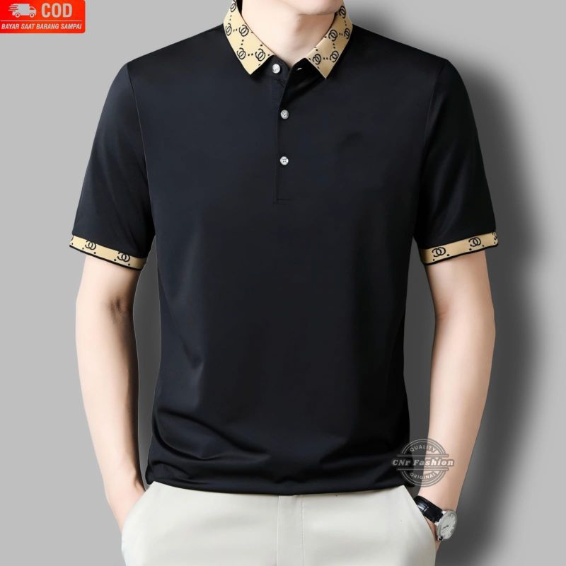 kaos Krah lengan pendek motif kotak distro04/Kaos Kerah Distro Lengan Pendek/ Kaos Pria Kerah Terbar