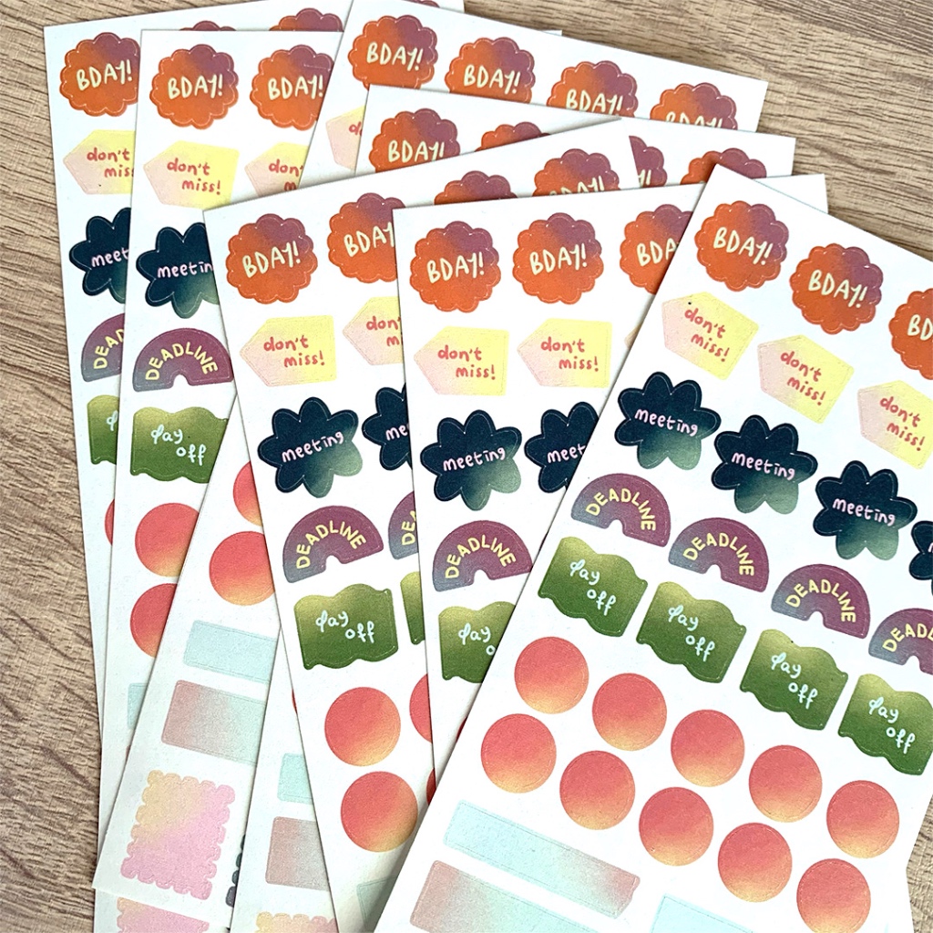 

Morning Bliss Sticker Set - Run Away With Me