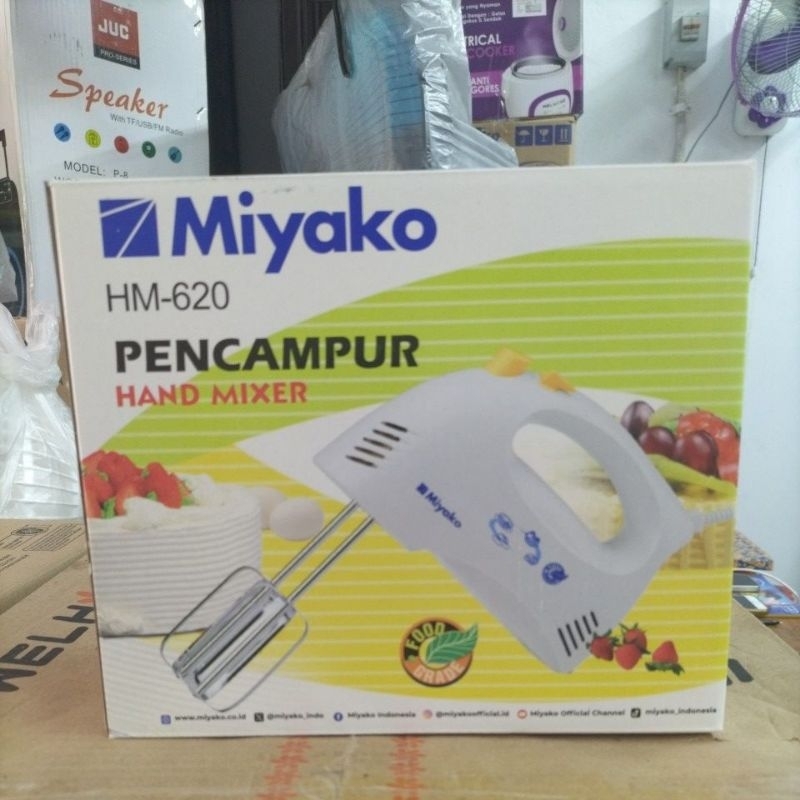 Mixer Miyako Hand Mixer Pencampur HM-620 Mixer Miyako Murah Berkualitas