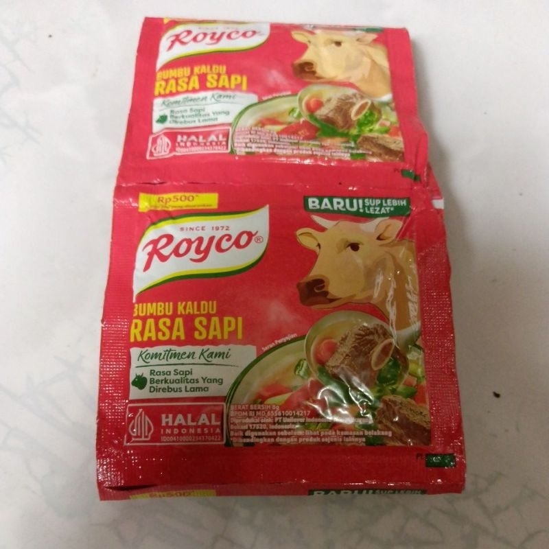 

Royco Sapi Bumbu Kaldu 8 gram Expired Terlama Harga Satuan